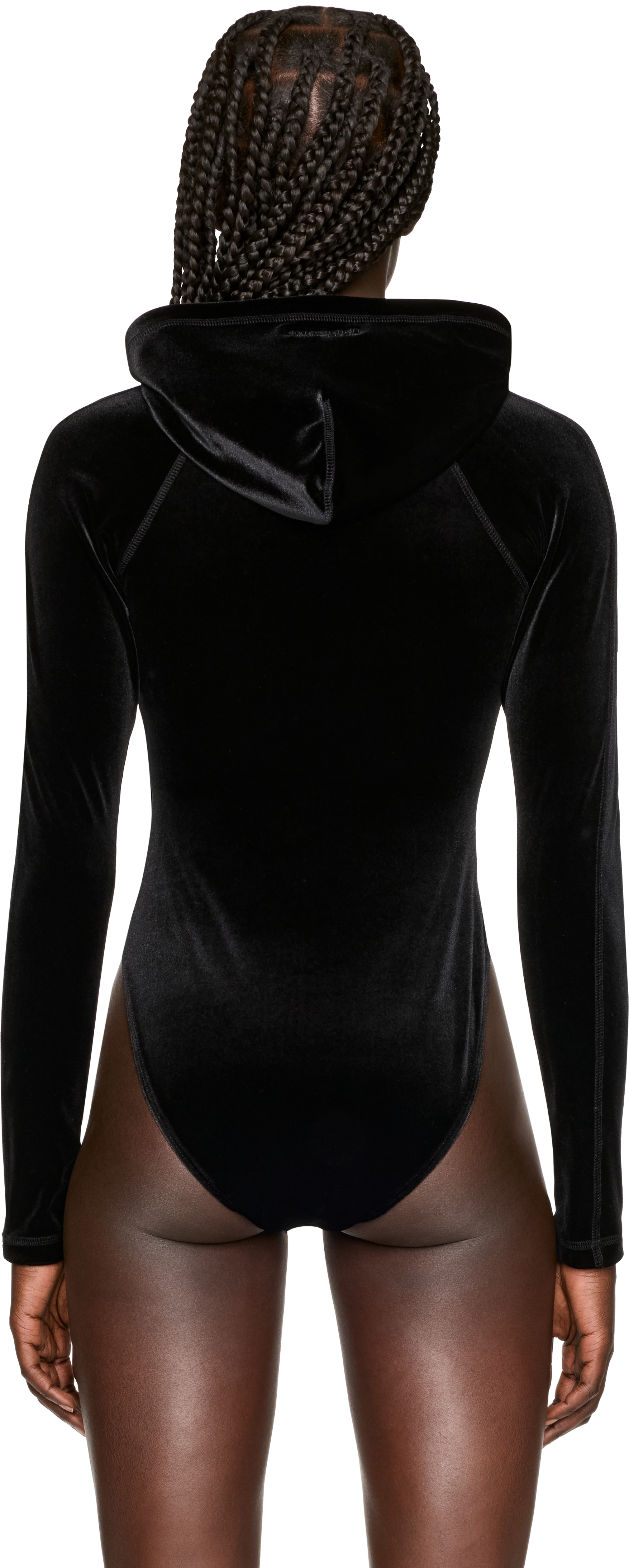 VETEMENTS Velvet Hood Bodysuit