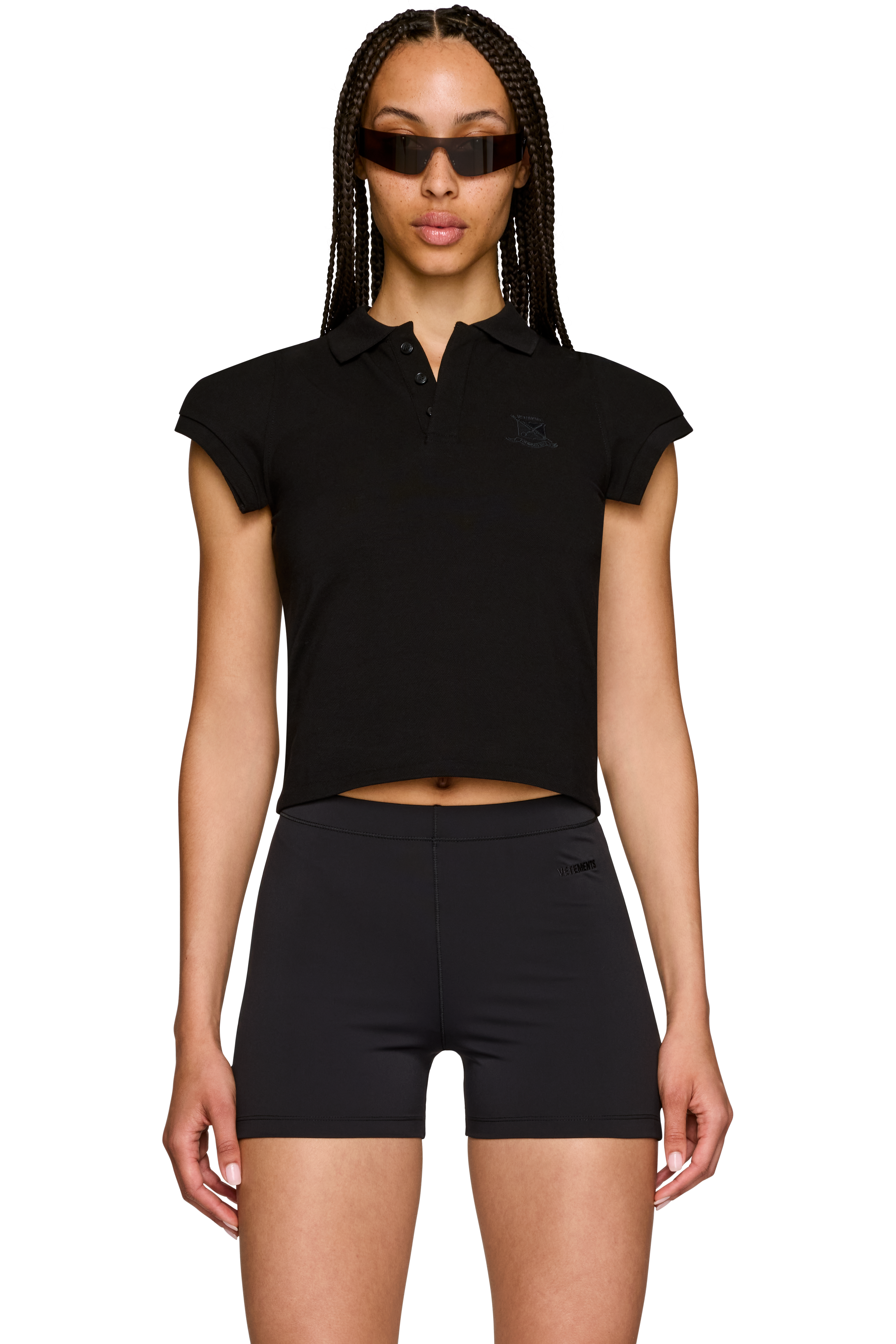 Picture of Sleeves To Front Polo Top