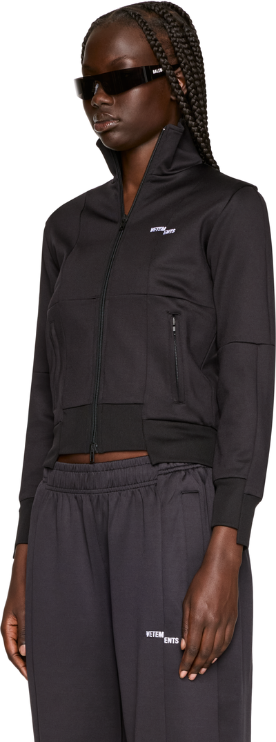 VETEMENTS Cut-Up Athletic Zip-Up Track Jacket