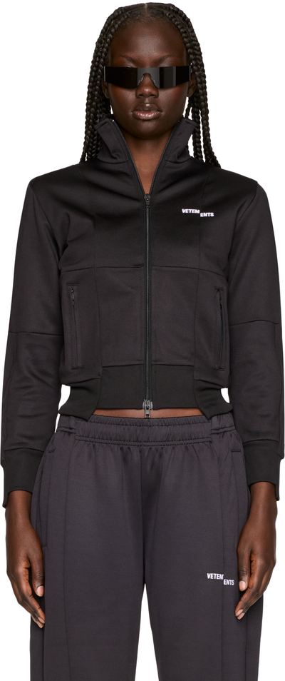 VETEMENTS Cut-Up Athletic Zip-Up Track Jacket