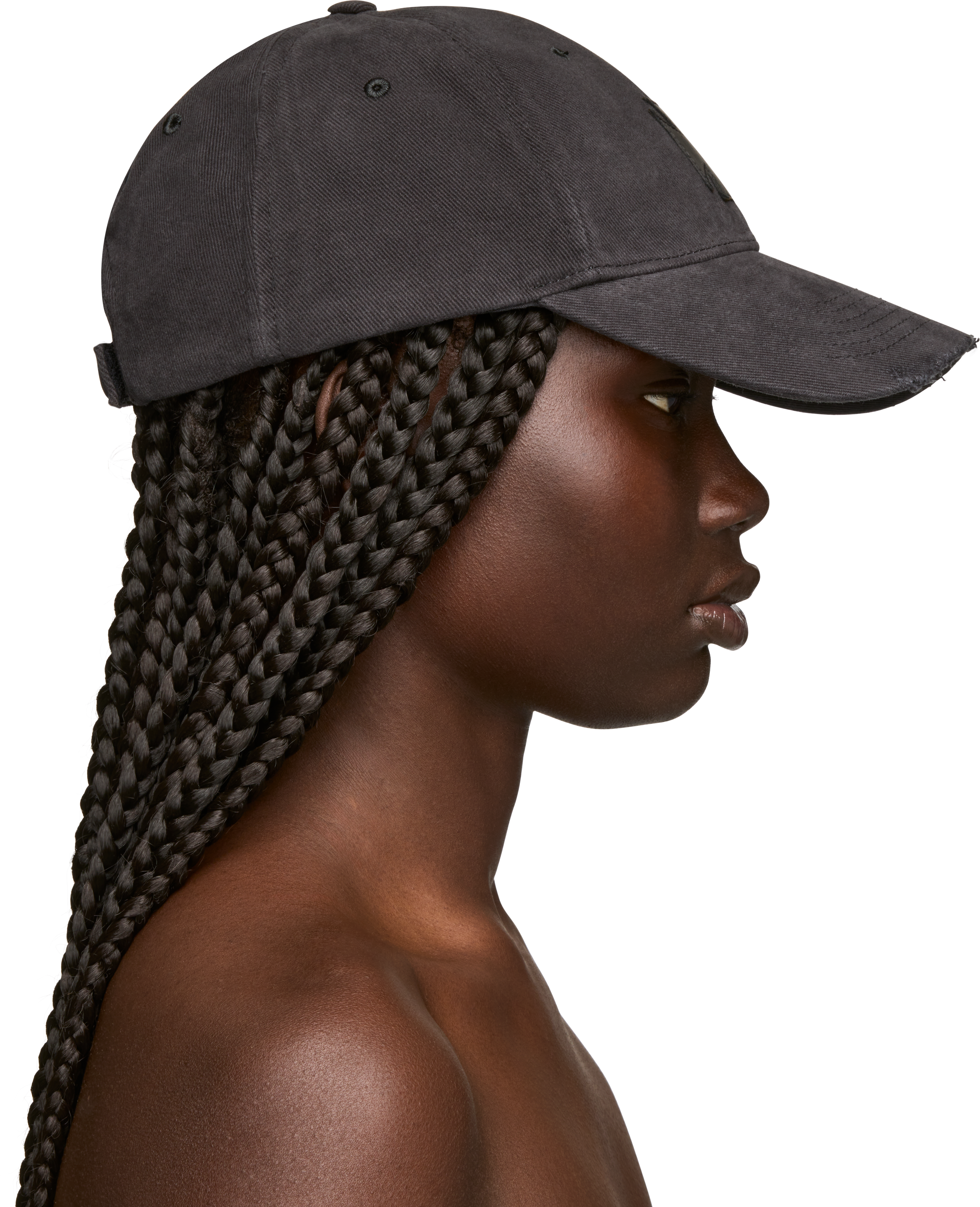 VETEMENTS Leather Biker Cross Cap