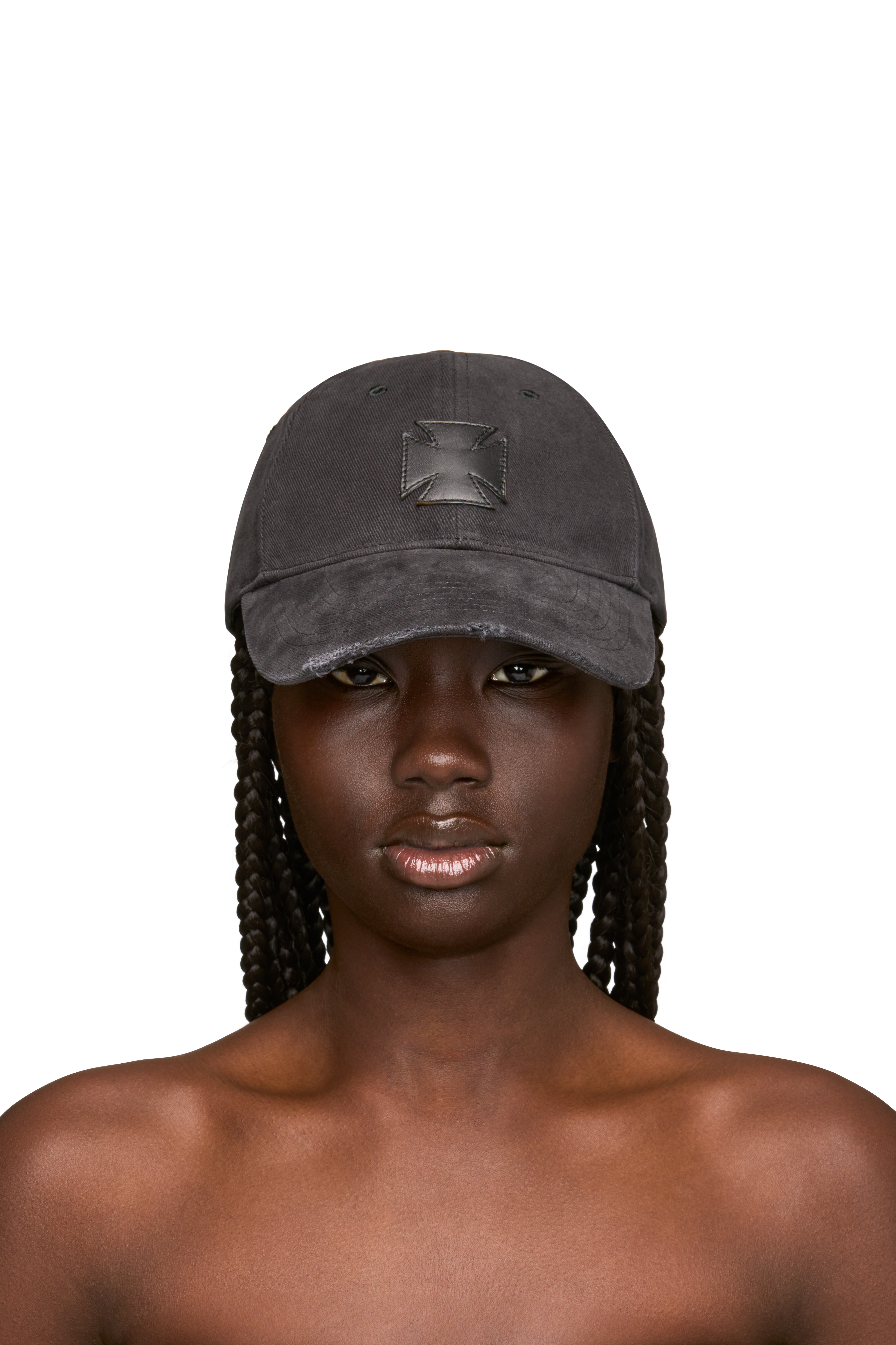 Picture of Leather Biker Cross Cap