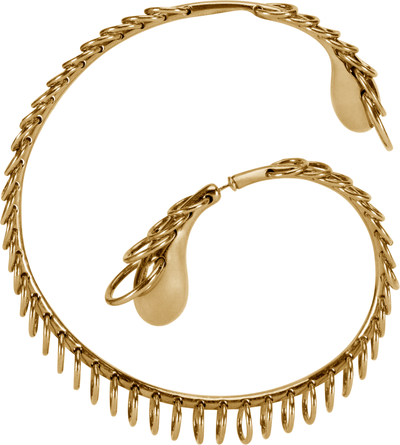 Hugo Kreit Fringe Pistil Mega Hoop Earring
