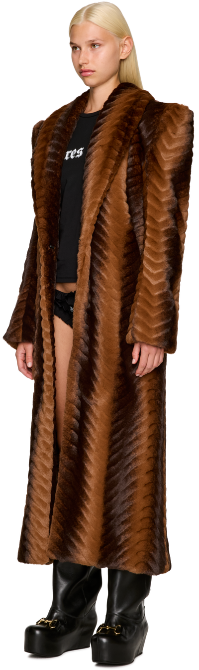 Laura Andraschko St. Moritz Faux-Fur Coat