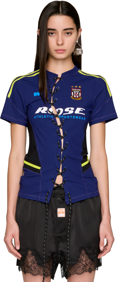 Martine Rose Lace Up Football T-shirt