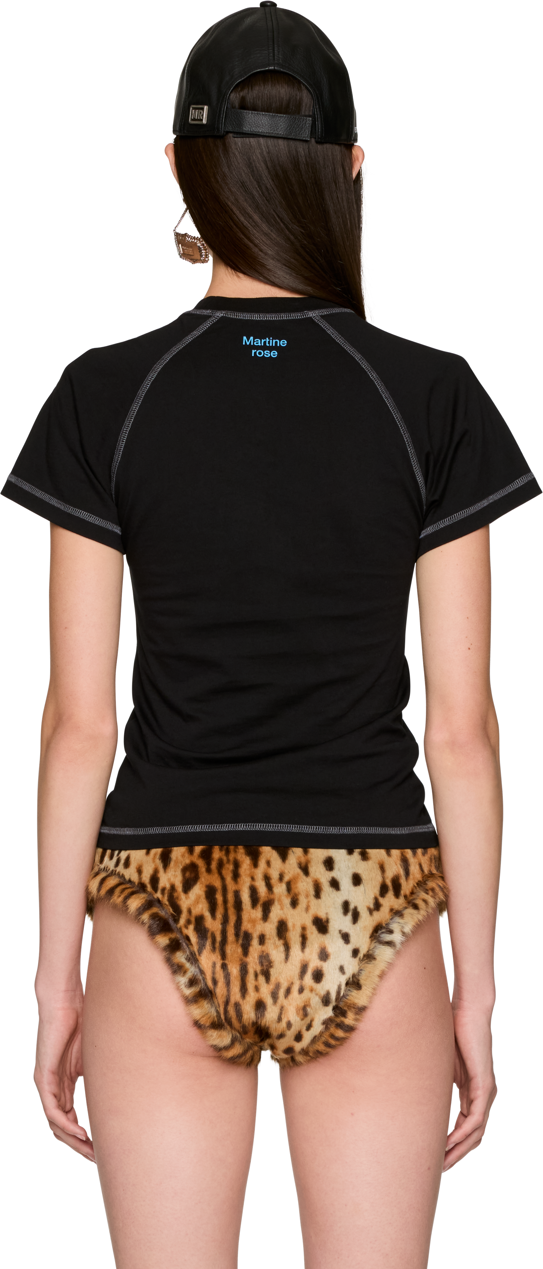 Martine Rose Raglan Shrunken T-Shirt