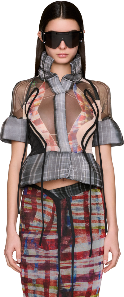 Ottolinger Mesh Padded Blouse