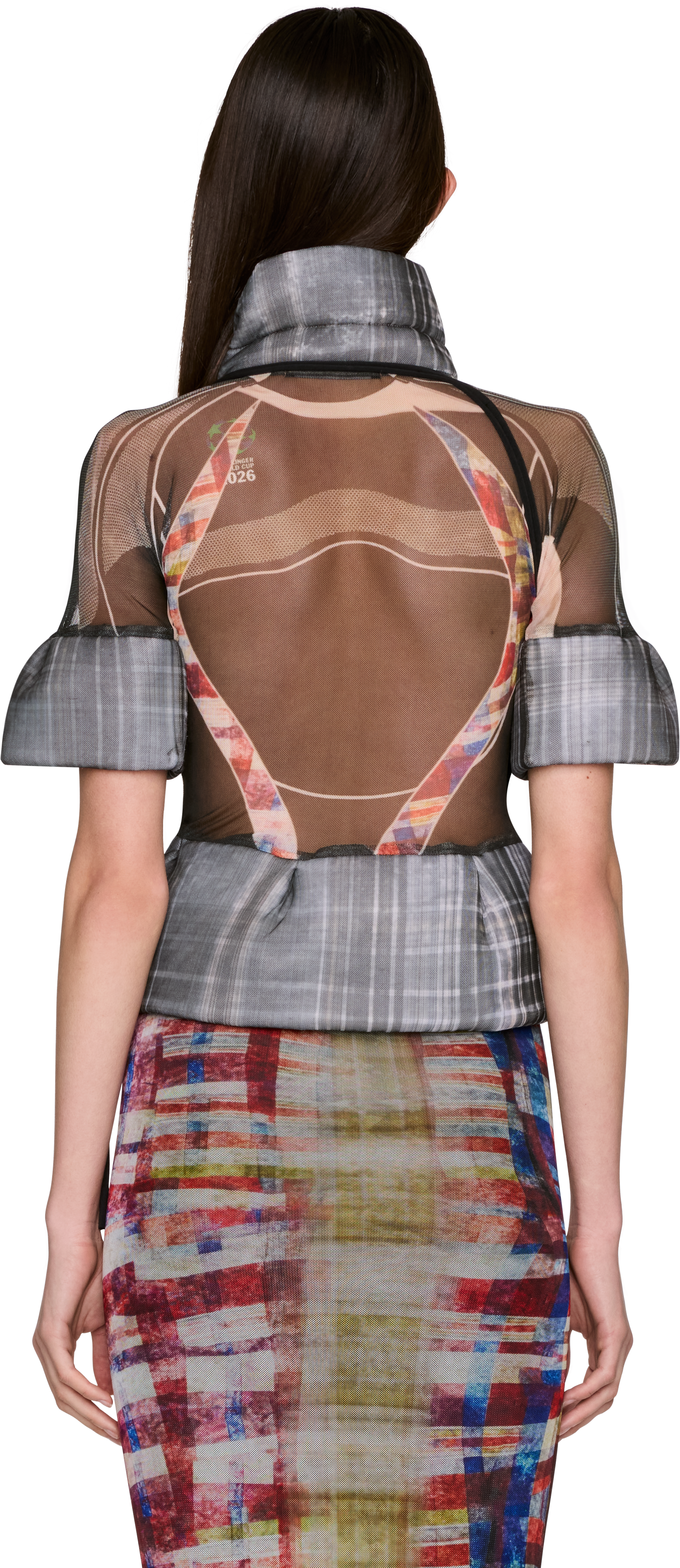 Ottolinger Mesh Padded Blouse