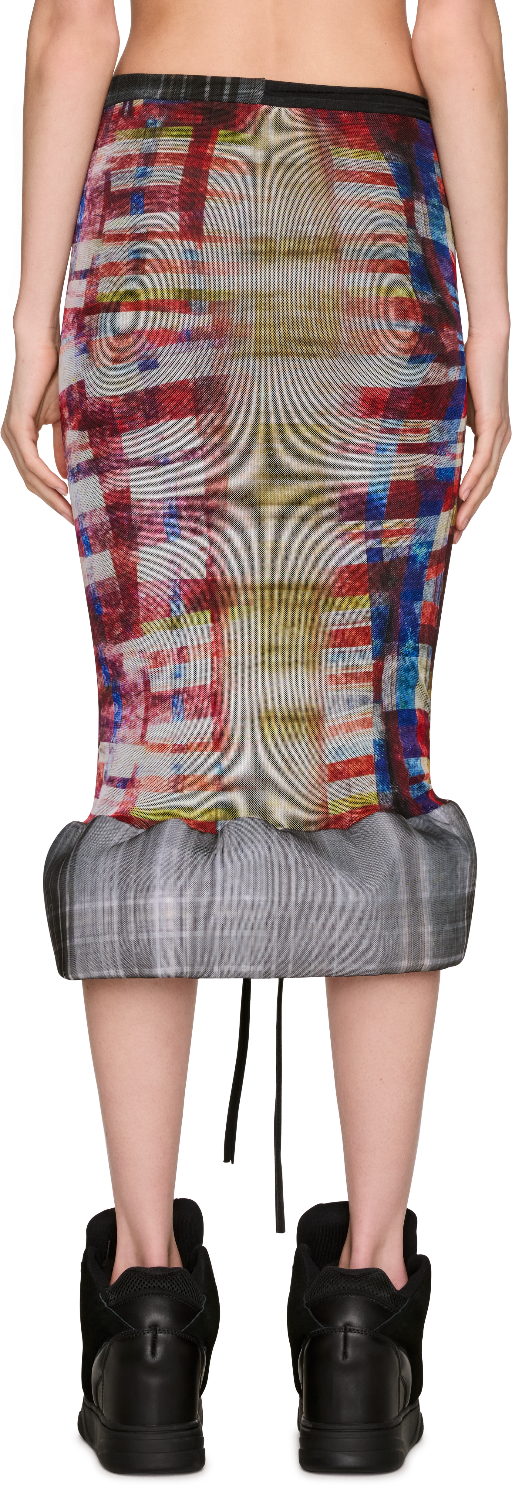 Ottolinger Mesh Padded Midi Skirt