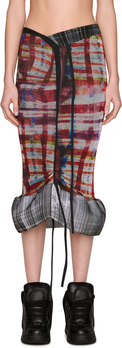 Ottolinger Mesh Padded Midi Skirt