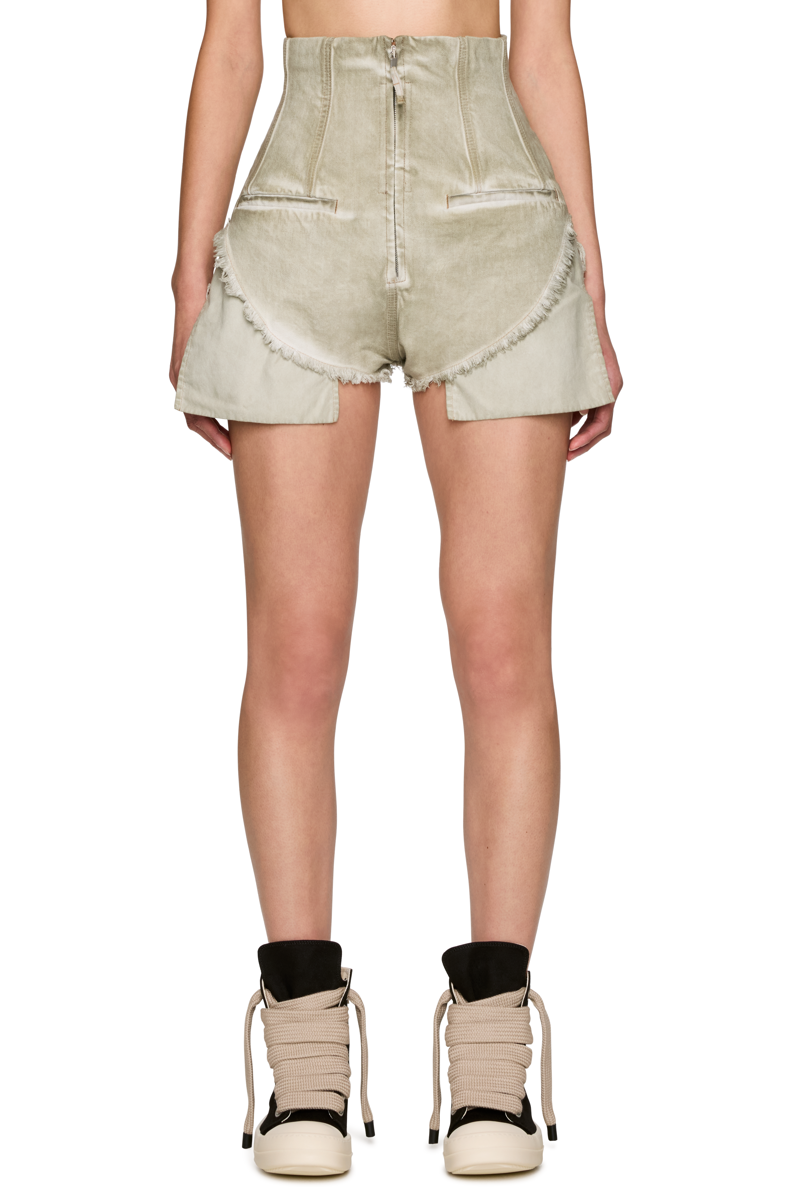 Picture of DRKSHDW Temple Dirt Cutoff Denim Shorts