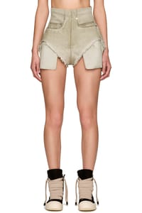 Picture of DRKSHDW Temple Dirt Cutoff Denim Shorts