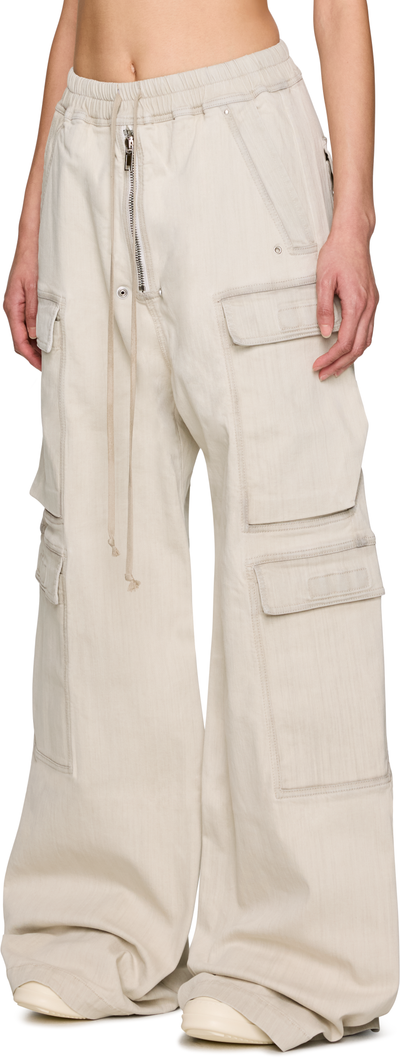 Rick Owens DRKSHDW Temple Double Cargo Jumbo Belas Denim Pants