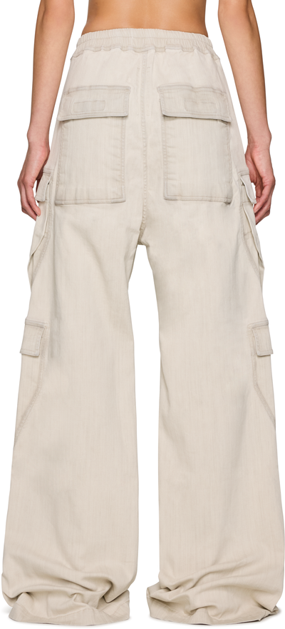 Rick Owens DRKSHDW Temple Double Cargo Jumbo Belas Denim Pants