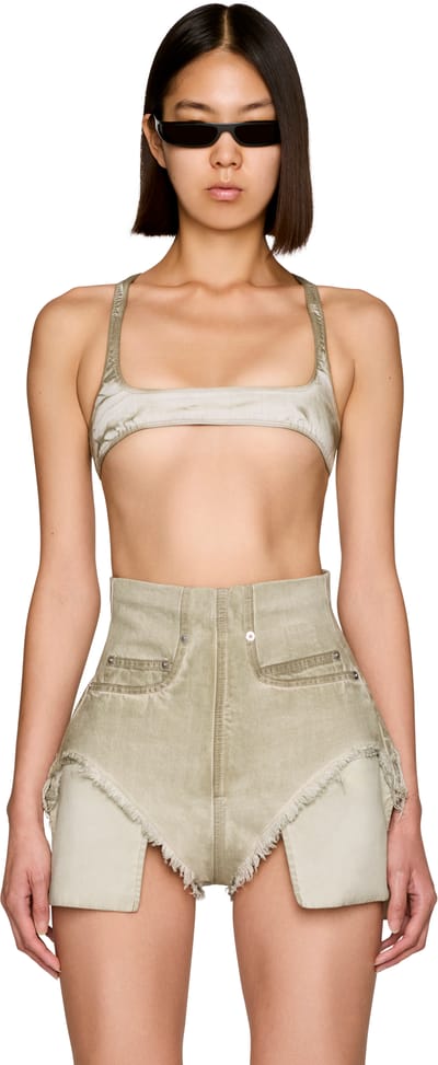 Rick Owens DRKSHDW Temple Horny T Denim Top