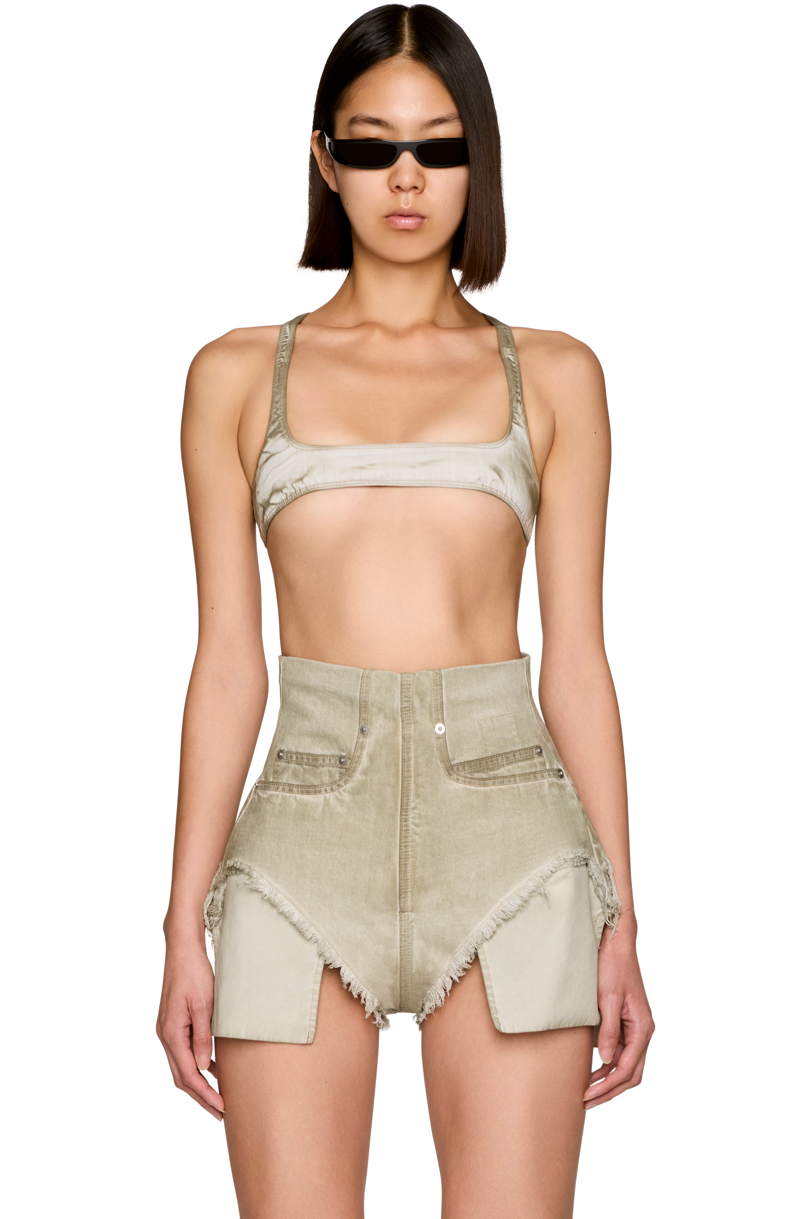 Picture of DRKSHDW Temple Horny T Denim Top