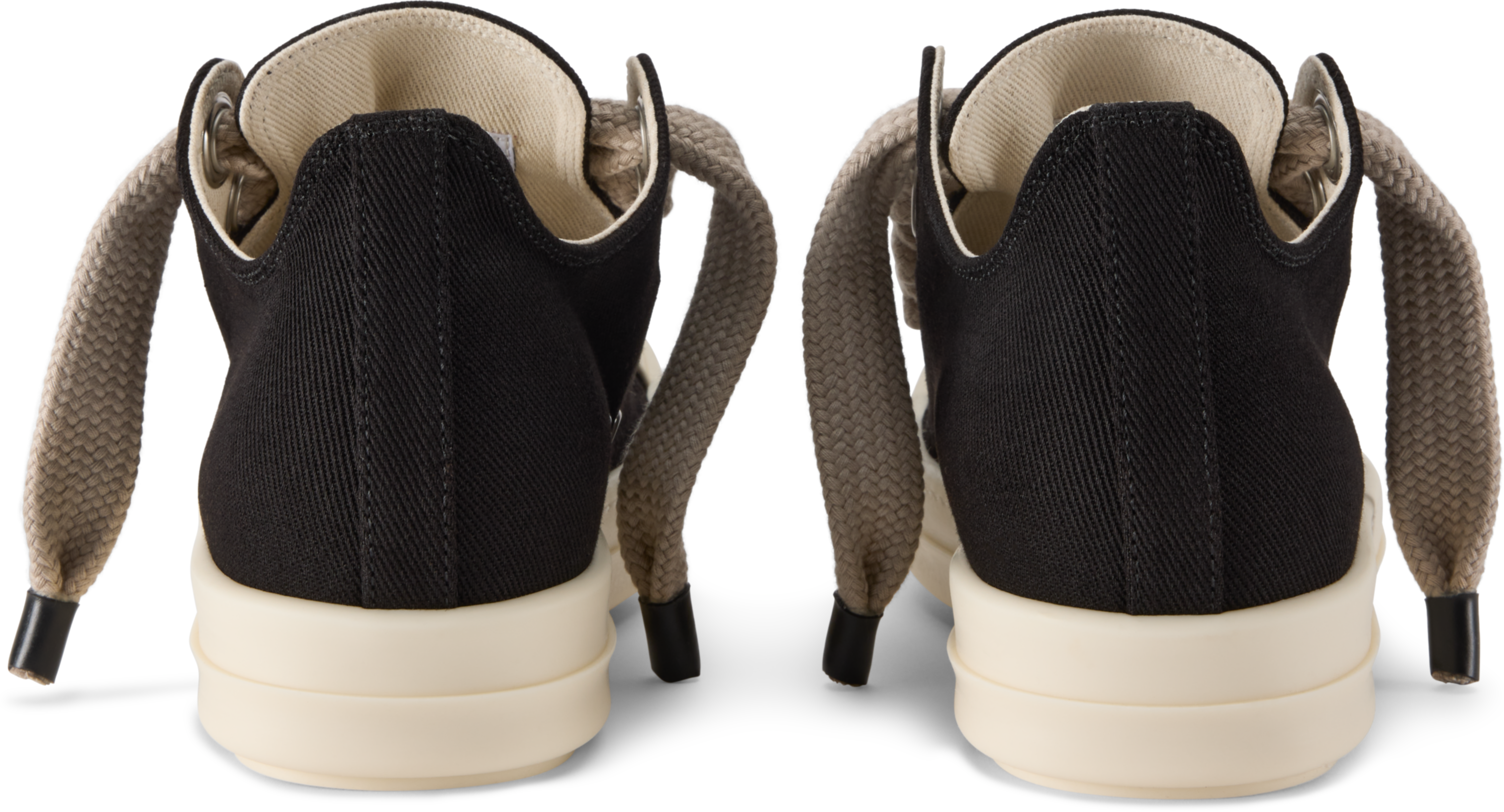 Rick Owens DRKSHDW Temple Jumbolace Low Denim Sneakers