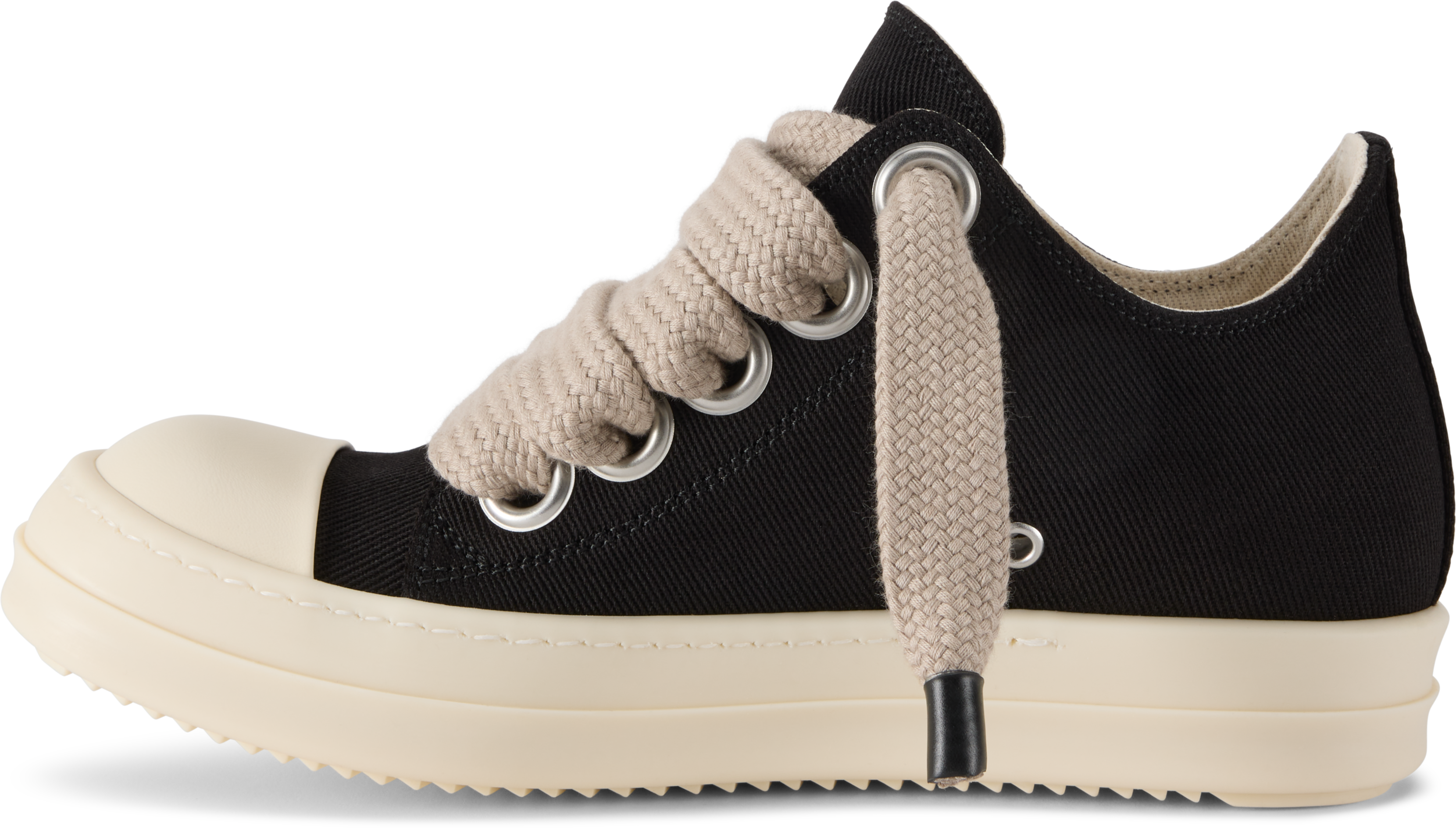 Rick Owens DRKSHDW Temple Jumbolace Low Denim Sneakers