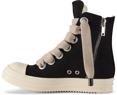 Rick Owens DRKSHDW Temple Jumbolace Denim Sneakers