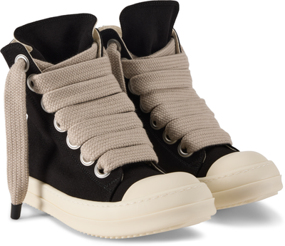 Rick Owens DRKSHDW Temple Jumbolace Denim Sneakers