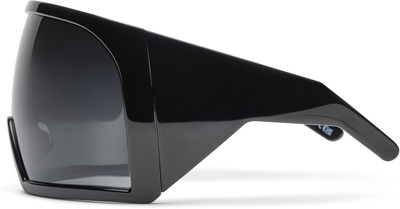 Rick Owens Temple Kriester Shiny Sunglasses