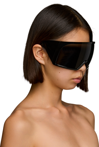 Rick Owens Temple Kriester Shiny Sunglasses