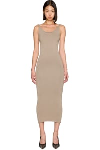 Picture of Raw Knit Midi Dress