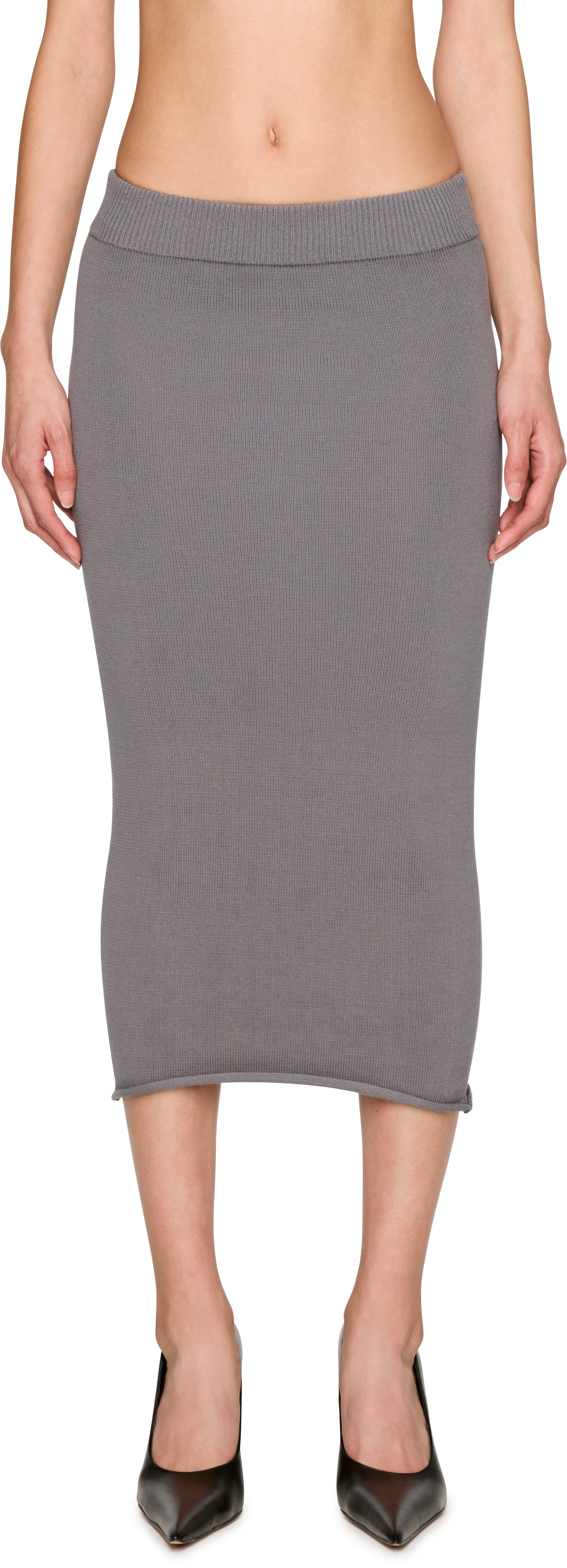 Entire Studios Raw Knit Midi Skirt