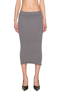 Picture of Raw Knit Midi Skirt