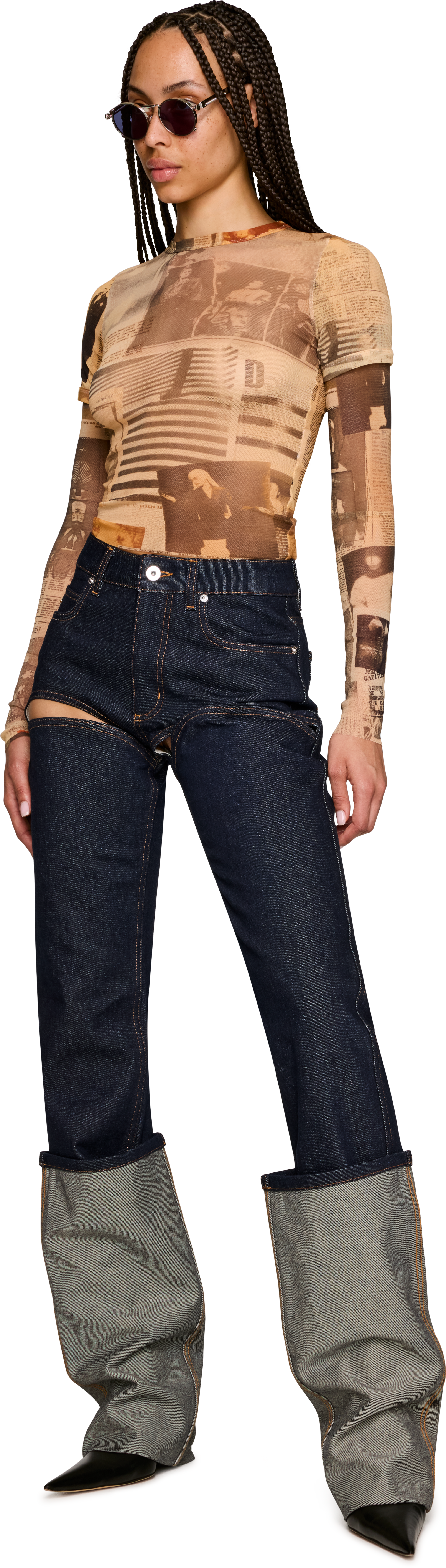 Jean Paul Gaultier 'The Journal' Double Baby T-Shirt