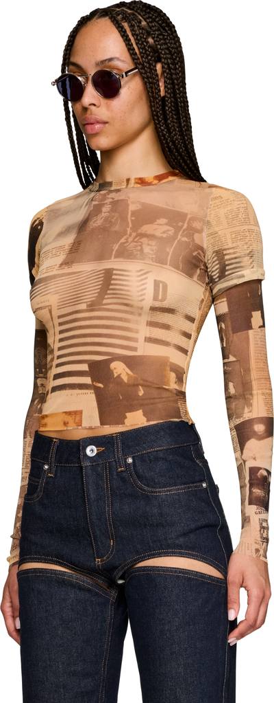 Jean Paul Gaultier 'The Journal' Double Baby T-Shirt
