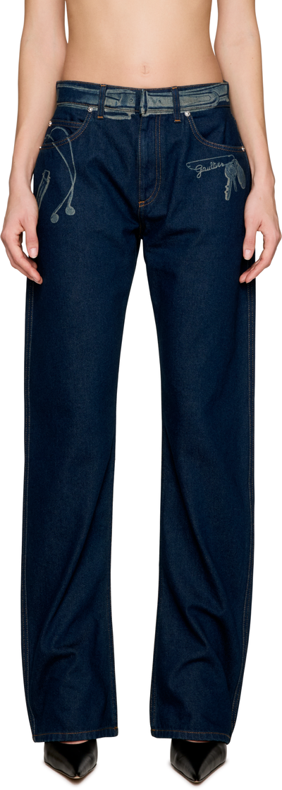 Jean Paul Gaultier Denim Trompe L’Œil Jeans