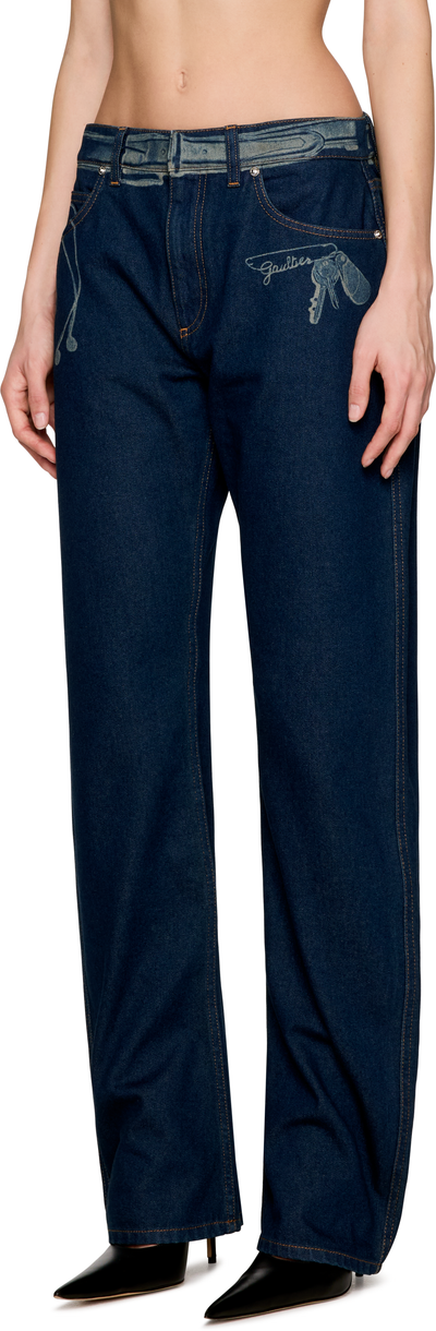 Jean Paul Gaultier Denim Trompe L’Œil Jeans