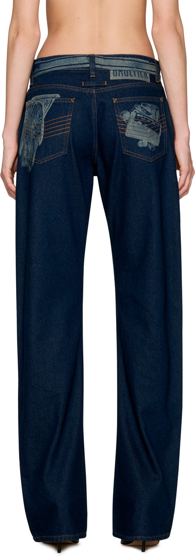 Jean Paul Gaultier Denim Trompe L’Œil Jeans