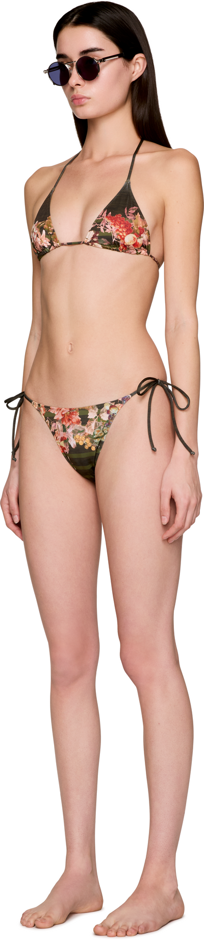 Jean Paul Gaultier Marinière Grape Bikini Set