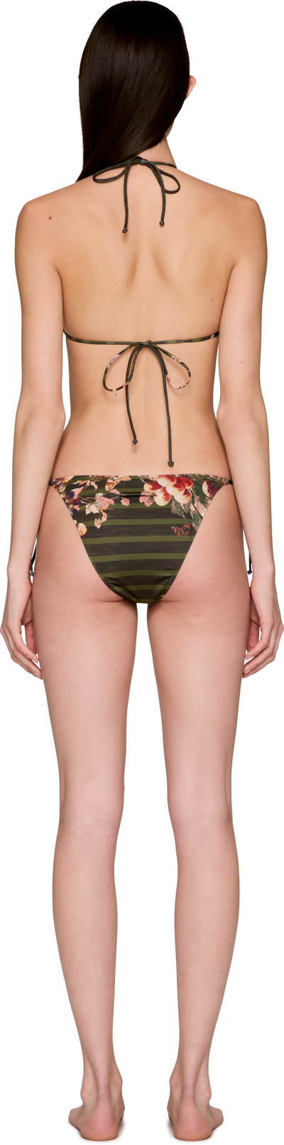 Jean Paul Gaultier Marinière Grape Bikini Set