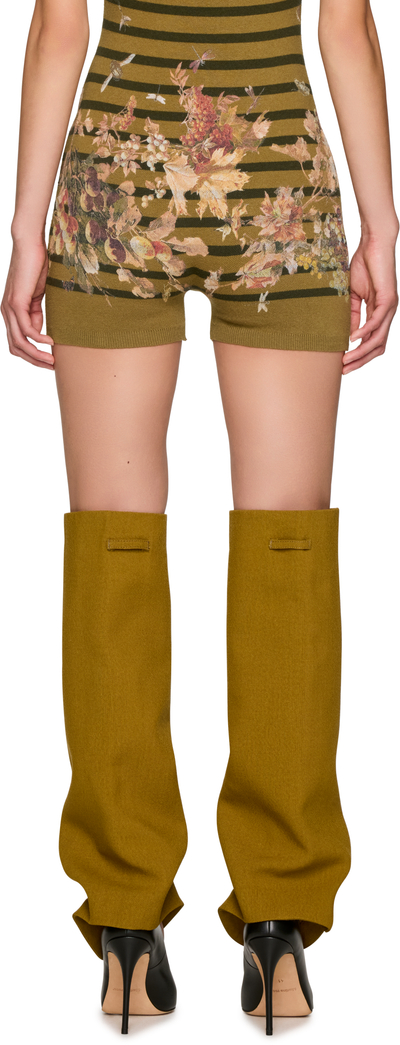 Jean Paul Gaultier Pinstripe Suit Gaiters