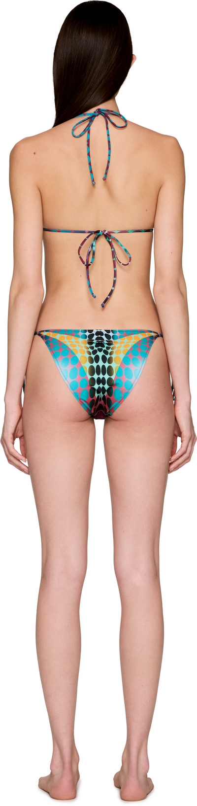 Jean Paul Gaultier Re-edition 'The Blue Dots' Bikini Set