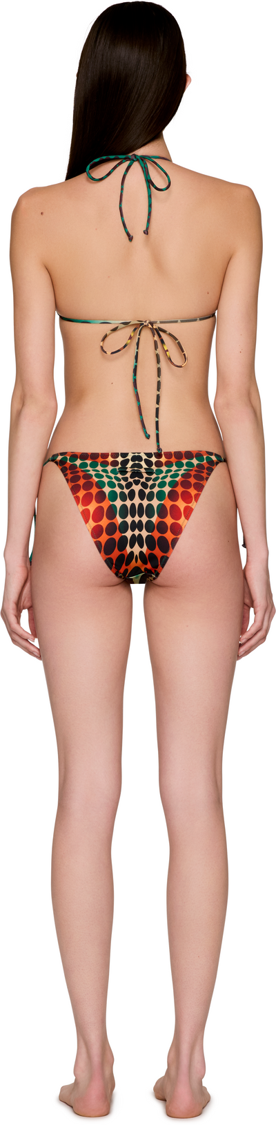 Jean Paul Gaultier Re-edition 'The Brown Dots' Bikini Set