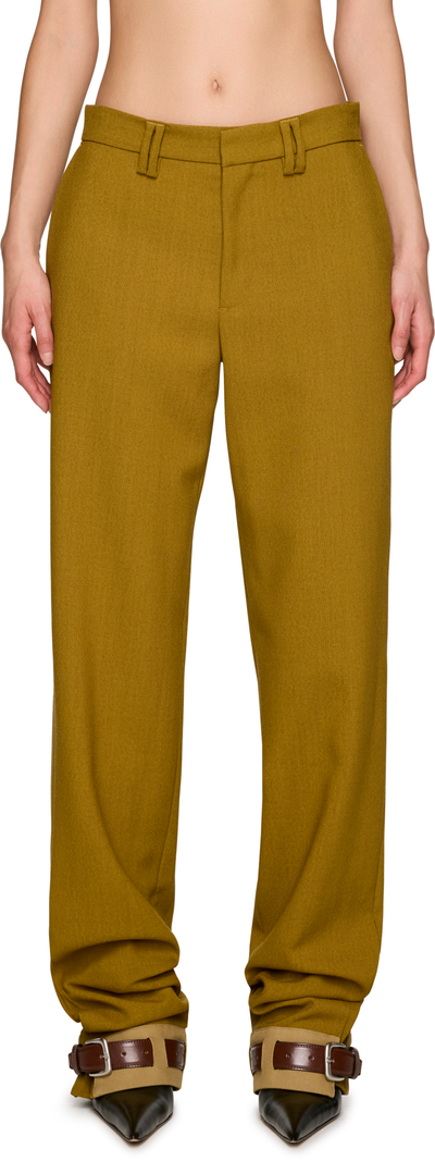 Jean Paul Gaultier Military Belt Hem Trousers