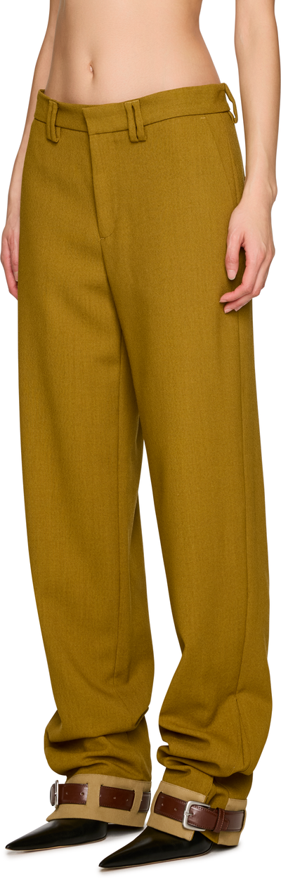 Jean Paul Gaultier Military Belt Hem Trousers