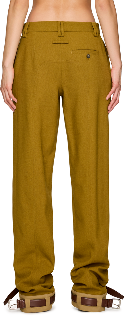 Jean Paul Gaultier Military Belt Hem Trousers