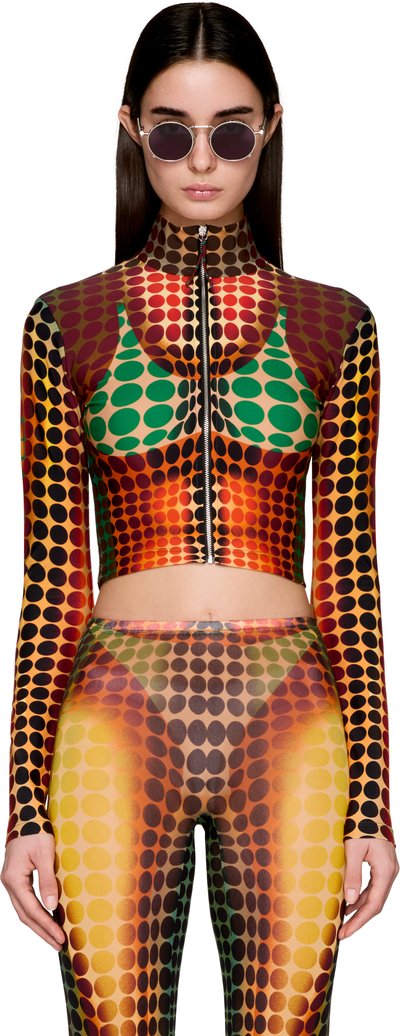 Jean Paul Gaultier Re-edition 'The Brown Dots' Top