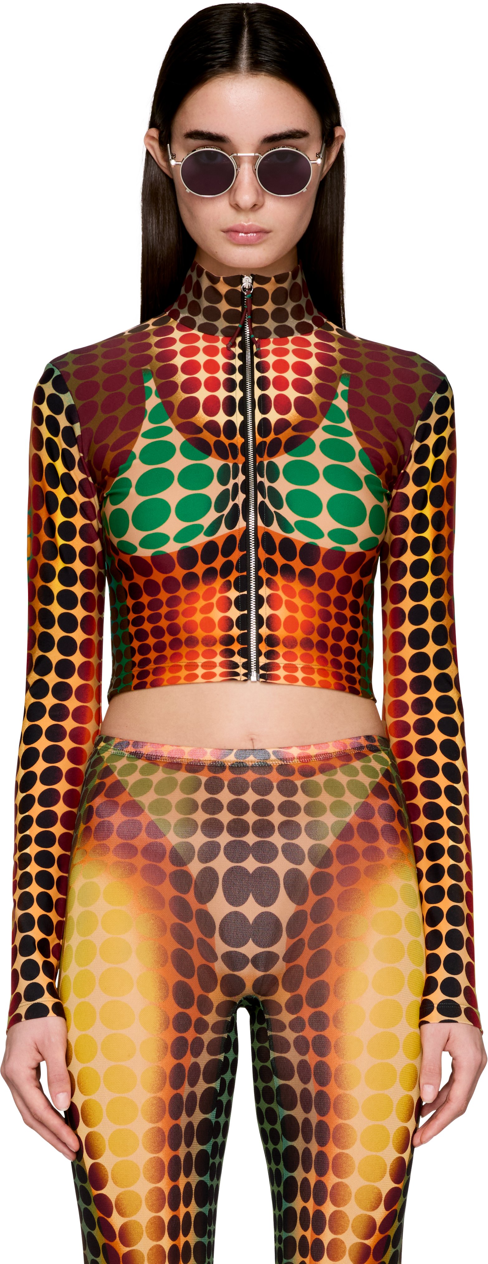 Jean Paul Gaultier Re-edition 'The Brown Dots' Top