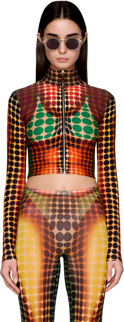 Jean Paul Gaultier Re-edition 'The Brown Dots' Top