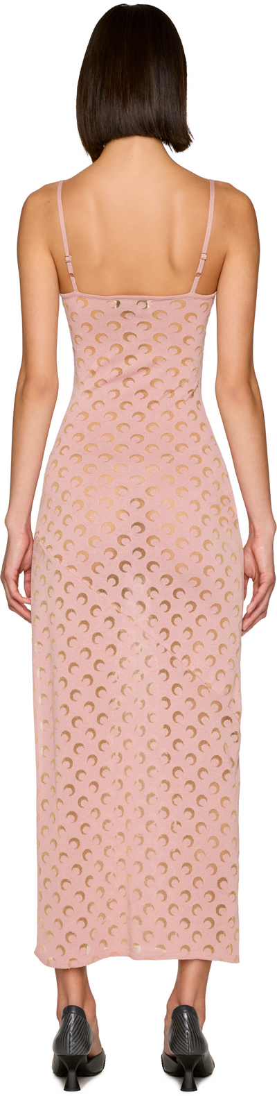 Marine Serre Moon Devore Fine Straps Maxi Dress