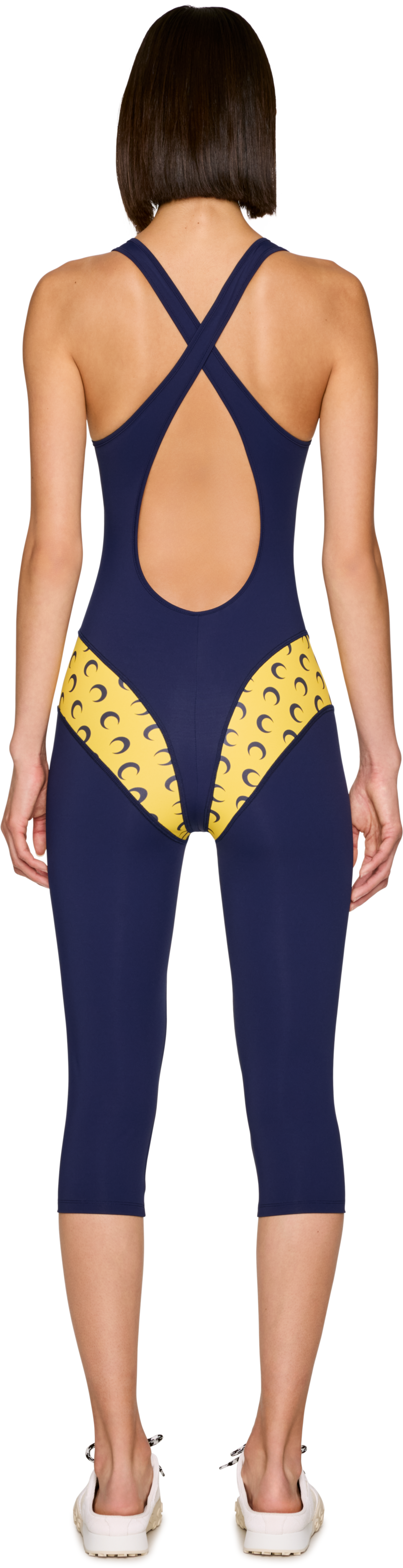 Marine Serre Athleisure Moon Inserts Catsuit