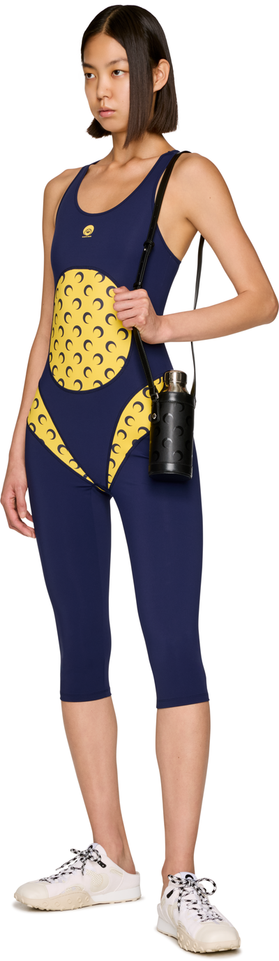 Marine Serre Athleisure Moon Inserts Catsuit