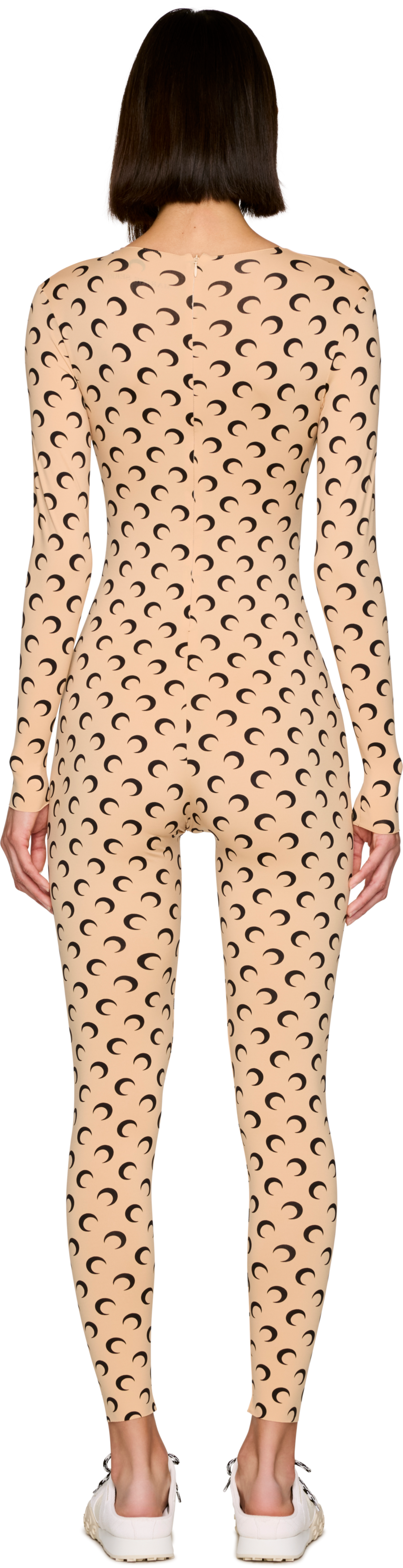 Marine Serre Moon Printed Jersey Catsuit