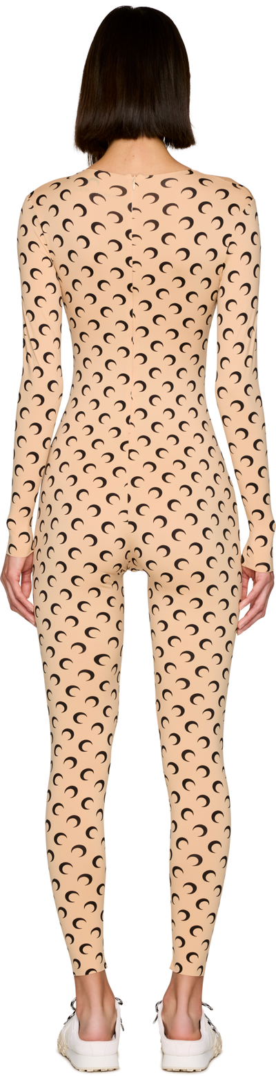 Marine Serre Moon Printed Jersey Catsuit